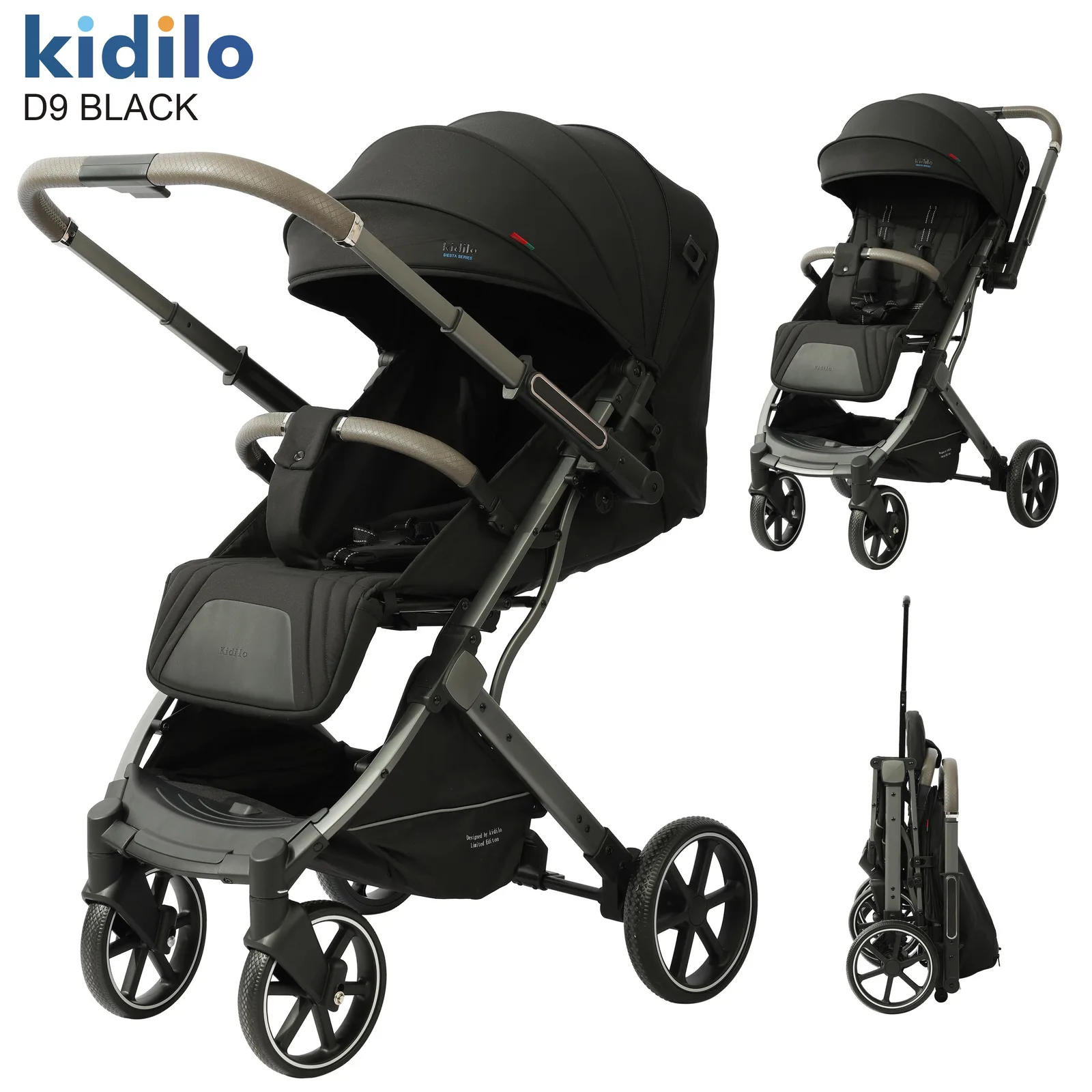 Kidilo D9 Dark Coffee Karrocë për Fëmijë e Palosshme
